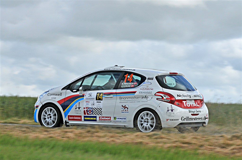 Kim Madsen og Line Lykke Jensen
(Foto: Rallypics.dk)